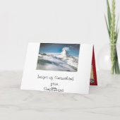 Matterhorn, Zermatt Feestdagen Kaart (Achterkant)