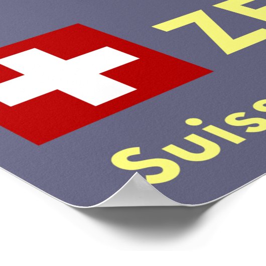 Matterhorn, Zermatt, Suisse, Poster de ski (Coin)