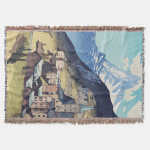 Matterhorn, Zermatt Zwitserland  Art Print Deken