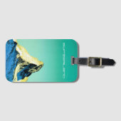  Matterhorn Zwitserland Bagagelabel (Voorkant (horizontaal))