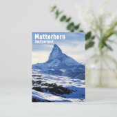  Matterhorn, Zwitserland Briefkaart (Staand voorkant)