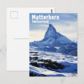  Matterhorn, Zwitserland Briefkaart (Voorkant / Achterkant)