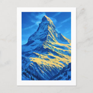 Matterhorn Zwitserland Feestdagenkaart