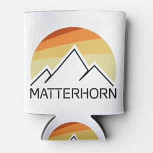 Matterhorn Zwitserland Italië Retro Blikjeskoeler