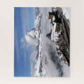 Matterhornberg in Zwitserland Legpuzzel (Verticaal)