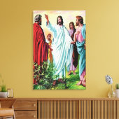 Matteüs 10 Jezus stuurt het twaalf canvas uit (Insitu (Woonkamer))