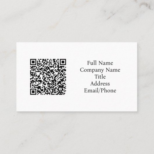 Matteüs 11:28 Drie kruisen zonsondergang QR-code Visitekaartje (Achterkant)