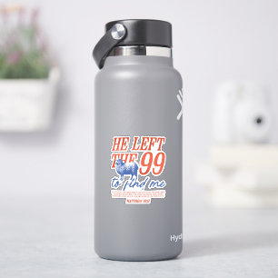 Matteüs 18:12 Bijbelvers Verloren Inspirerend Sticker