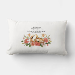 Matteüs 19:6 Trouwkussen Kussen