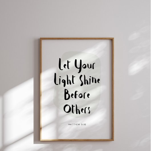 Matteüs 5:16 poster