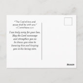 Matteüs 5:4 Gezegend zijn zij die treuren om sympa Briefkaart (Achterkant)