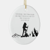 Matteüs 5:6 Schrift Kerstmis Ornament (Rechts)