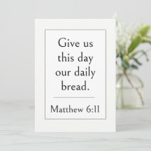 Matteüs 6:11 Bijbelvers, Bemoedigende Schrift