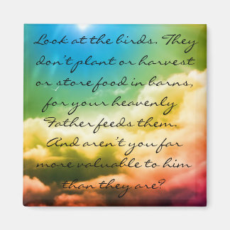 Matteüs 6:26 magneet