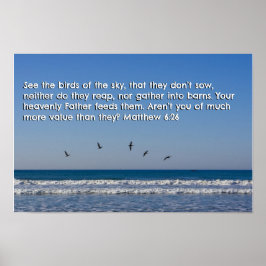 Matteüs 6:26 poster