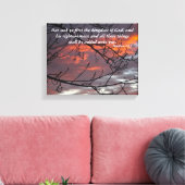 Matteüs 6:33 Bijbel Verse Canvas (Insitu (Woonkamer))