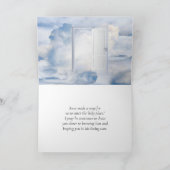 Matteüs 6:6 Wanneer u bidt Christelijke Bijbelvers Kaart (Binnen)