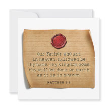 MATTEÜS 6:9 - Persoonlijke Notitiekaart