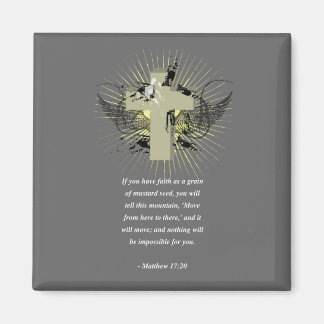MATTHEÜS 17:20 Bijbelvers Magneet