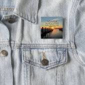 MATTHEÜS 22:37 SUNRISE SCRIPTUUR VERS ONTWERP VIERKANTE BUTTON 5,1 CM (In situ)