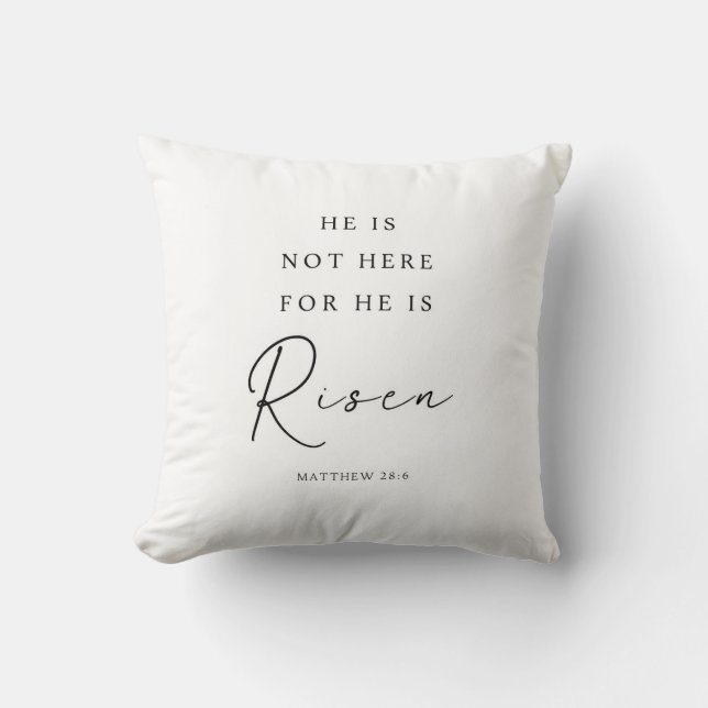 Mattheüs 28:6 Hij is verrezen, Christelijk Pasen Kussen (Voorkant)