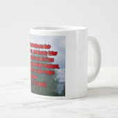 Mattheus 6:14-15 WEBU Mug Extra Grote Beker (Voorkant rechts)