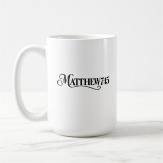 Mattheus 7:15 koffiemok