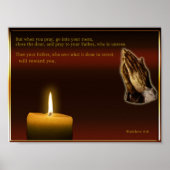 Matthew6:6 Poster (Voorkant)