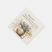 Matthew 11:28 Jezus zei: "Kom naar me Bijbelverse" Servet (Hoek)