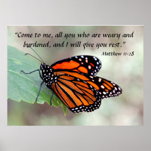 Matthew 11:28 poster