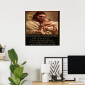Matthew 11:28 Poster (Bureau à domicile)