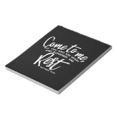 Matthew 11 Bijbelverse Notitieblok (Gedraaid)