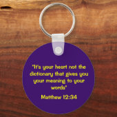 Matthew 12:34 Sleutelhanger (Voorkant)
