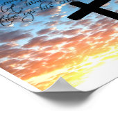 Matthew 16:24 de Kunst van de Bijbelse Schrift van Poster (Hoek)