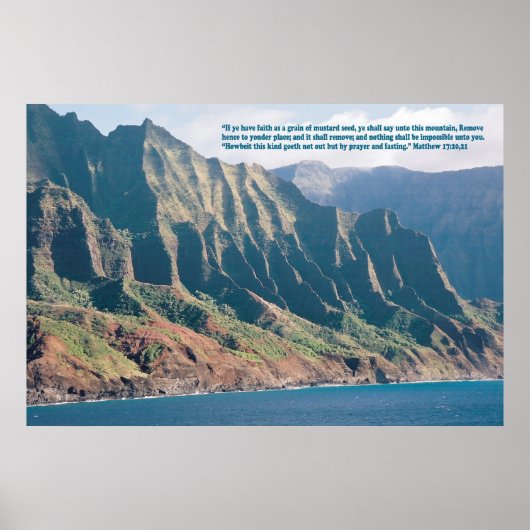 Matthew 17:20,21 poster (Voorkant)