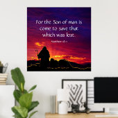 Matthew 18:11 poster (Thuiskantoor)