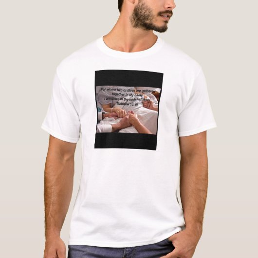 Matthew 18:20 t-shirt (Voorkant)