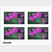 Matthew 18:20 Twee of drie Gather in mijn naam Rechthoekige Sticker (Vel)