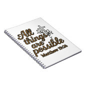 Matthew 19:26 notitieboek (Rechterzijde)