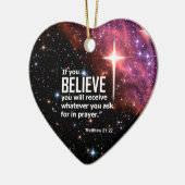 Matthew 21:22 keramisch ornament (Links)