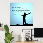 Matthew 22:37 poster (Thuiskantoor)