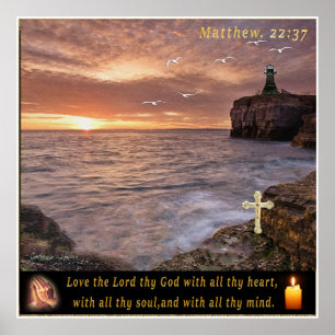 Matthew 22:37 poster