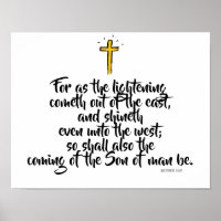 MATTHEW 24:27 “Want zoals de bliksem komt…”