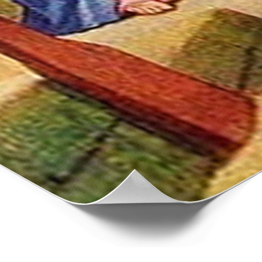 Matthew 2:1-12 Wise Mannen Reis naar Jezus Poster (Hoek)