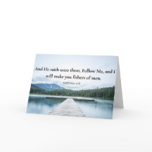 Matthew 4:19 Volg Mij Bijbelvers