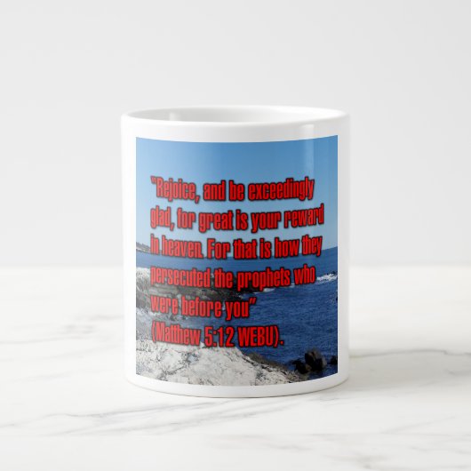 Matthew 5:12 WEBU Mug (Devant)