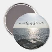 Matthew 5:13 Jij bent het zout van de Aarde Magneet (Voorkant / Achterkant)