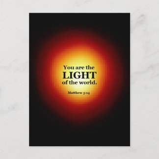 Matthew 5:14 briefkaart