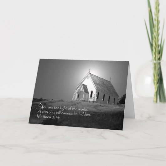 Matthew 5:14 kaart (Voorkant)