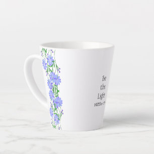 Matthew 5:14 Wees het Licht Christelijke Bloemen  Latte Mok